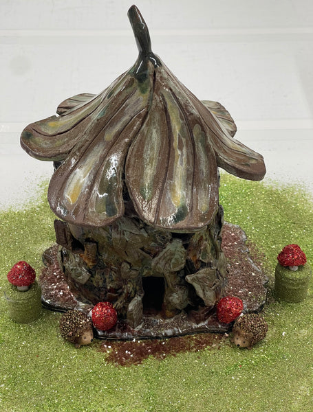Fairy House With Vintage Glass Glitter (Not For Sale)