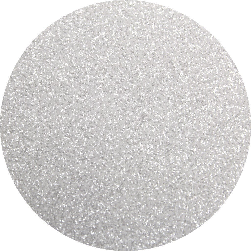 White Satin - White Glitter 1/2 oz Jar ($6.50)