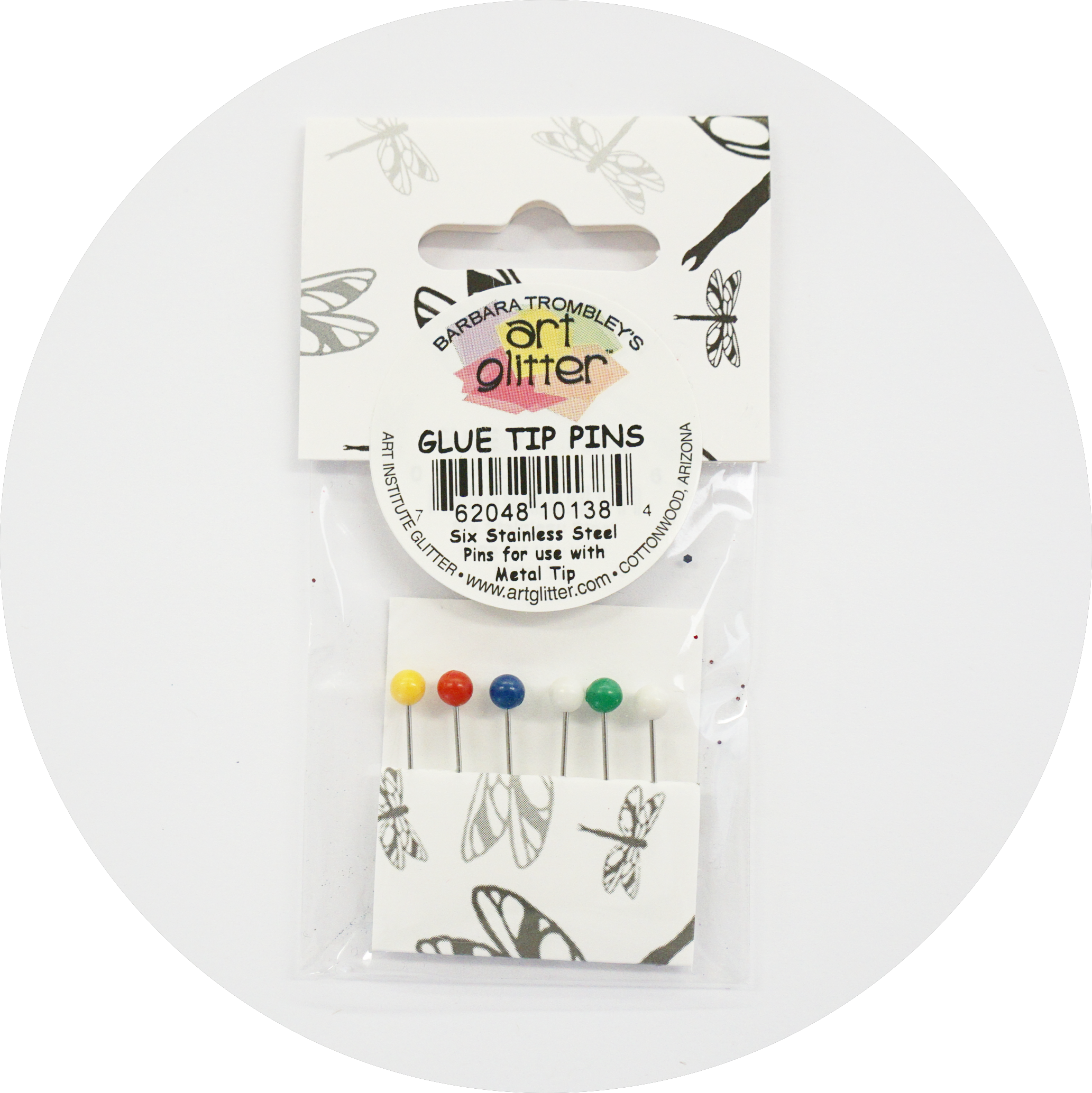 Art Glitter Glue Tip Pins
