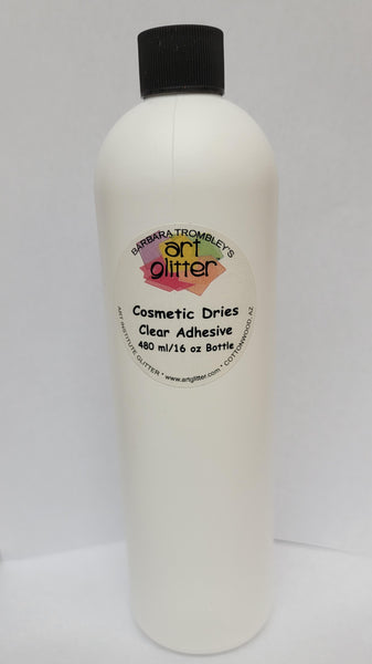 COSMETIC DRIES CLEAR ADHESIVE 16 OZ